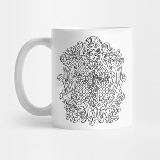 Ornament, hand drawn, Jugendstil, Art Deco Mug